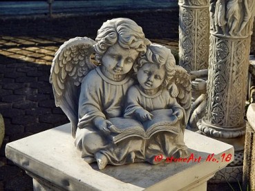 2 Engel mit Buch