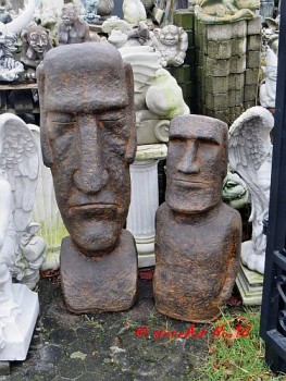 Moai - Osterinsel Steinfigur - 100 cm