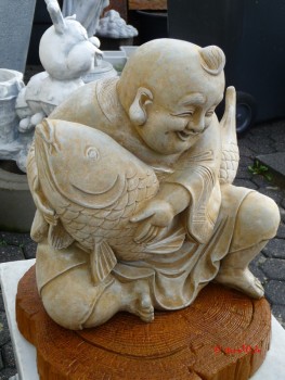 Buddha mit Koi